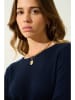 AUTHENTIC CASHMERE Kaszmirowy sweter "Epéna" w kolorze granatowym