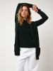 AUTHENTIC CASHMERE Kasjmieren vest "Cimet" donkergroen