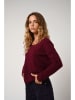 AUTHENTIC CASHMERE Kasjmieren trui "Lanfon" bordeaux
