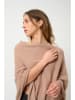 AUTHENTIC CASHMERE Kasjmieren poncho "Carra" camel
