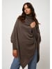 AUTHENTIC CASHMERE Kasjmieren poncho "Carra" bruin