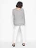 AUTHENTIC CASHMERE Kasjmieren trui "Giegn" grijs