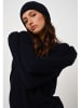 AUTHENTIC CASHMERE Kaszmirowa czapka "Pinier" w kolorze granatowym