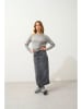 AUTHENTIC CASHMERE Kaszmirowy sweter "Daria" w kolorze szarym