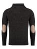 KEY LARGO Sweter "Vincent" w kolorze czarnym