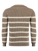 KEY LARGO Pullover "Pilot" in Taupe/ Creme