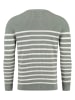 KEY LARGO Pullover "Record" in Mint/ Weiß