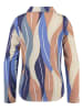 KEY LARGO Bluse "Trail" in Blau/ Rosa/ Sand