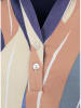 KEY LARGO Bluse "Trail" in Blau/ Rosa/ Sand
