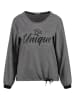 KEY LARGO Sweatshirt "Dance" in Dunkelgrau