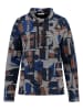KEY LARGO Sweatshirt "Spell" in Schwarz/ Blau/ Weiß