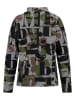 KEY LARGO Sweatshirt "Spell" in Schwarz/ Khaki/ Weiß