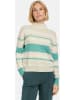 Gerry Weber Wollen trui beige/turquoise