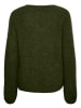 Soaked in Luxury Sweter "Tuesday" w kolorze ciemnozielonym