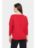 SAINT TROPEZ Sweter "Saint Tropez" w kolorze czerwonym