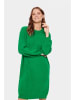 SAINT TROPEZ Sukienka dzianinowa "Saint Tropez" w kolorze zielonym