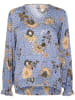 CULTURE Bluzka "Tamo" w kolorze błękitno-beżowym