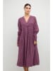 CULTURE Kleid "Chaina" in Bordeaux/ Rosa