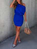 Milan Kiss Sukienka w kolorze niebieskim