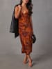 Milan Kiss Kleid in Hellbraun