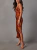 Milan Kiss Kleid in Hellbraun