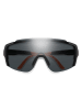 SMITH Okulary sportowe unisex "Flywheel" w kolorze czarno-pomarańczowo-szarym