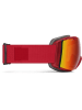SMITH Okulary narciarskie unisex "Lava" w kolorze czerwonym