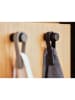 Zone Denmark 2-delige set: handdoekhouders "Loop" wit - (L)9 cm
