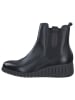 Marco Tozzi Leder-Chelsea-Boots in Schwarz