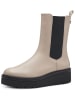 Marco Tozzi Leder-Boots in Creme