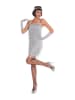 amscan 3tlg. Kostüm "Silver Flapper Dress" in Silber