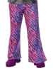 amscan Spodnie kostiumowe "Disco Fever Zebra Flares" w kolorze fioletowym