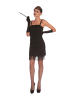 amscan 3-czÄ™Å›ciowy kostium "Black Flapper Dress" w kolorze czarnym