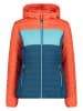 CMP Steppjacke in Orange/ Blau