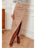 Joséfine Spódnica dżinsowa w kolorze szarobrązowym