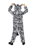 amscan Kostümoverall "Zebra" in Grau/ Weiß