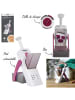 COOK CONCEPT Krajalnica w kolorze biało-fioletowym do warzyw - wys. 33 cm