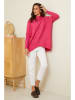 Soft Cashmere Pullover in Fuchsia