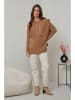 Soft Cashmere Pullover in Camel