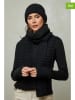 Soft Cashmere Accessoire-Set in Schwarz