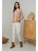 Soft Cashmere 2-delige outfit camel/wit