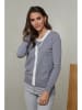 Soft Cashmere 2-delige outfit lichtgrijs/wit