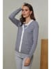 Soft Cashmere 2-delige outfit lichtgrijs/wit
