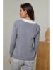 Soft Cashmere 2-delige outfit lichtgrijs/wit