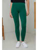 Soft Cashmere Legginsy w kolorze zielonym