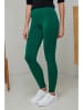 Soft Cashmere Legginsy w kolorze zielonym