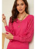 Soft Cashmere Trui fuchsia