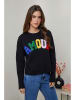 Soft Cashmere Trui zwart