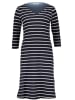 LTB Kleid in Dunkelblau/ Weiß