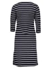 LTB Kleid in Dunkelblau/ Weiß